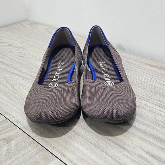 Rothy’s The Flat in mauve mink Muted Purple Women 6.5 round toe retired brown - Picture 2 of 9